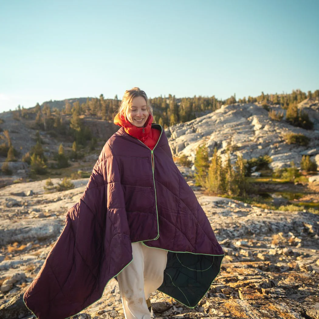 Backcountry Puffy Blanket - Fig Red - Image 10