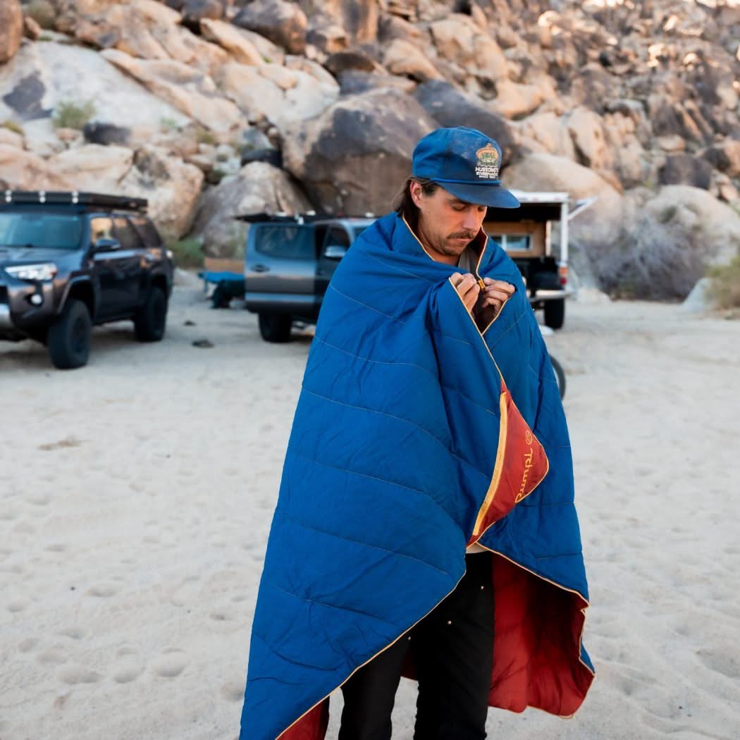 Flame Puffy Blanket - Deep Ember - Image 10