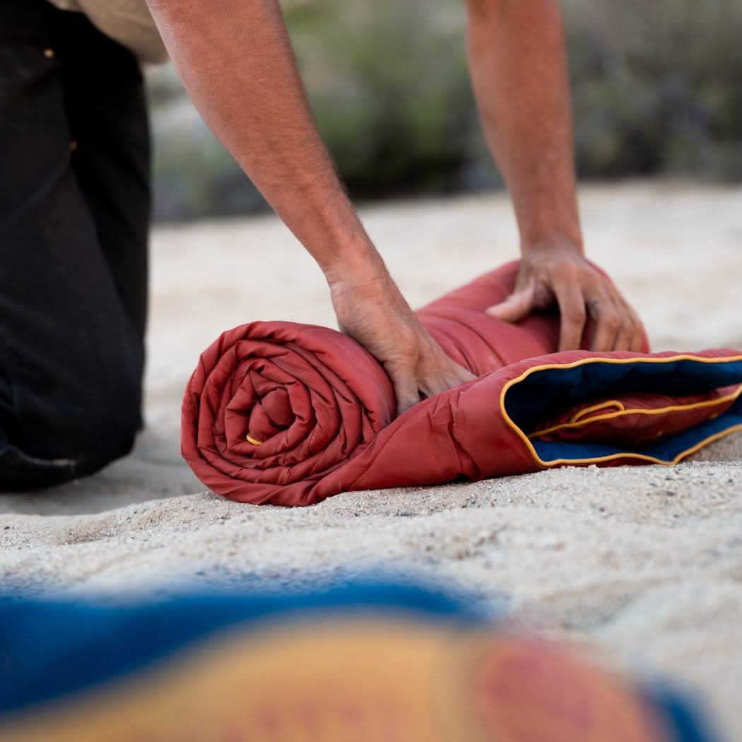 Flame Puffy Blanket - Deep Ember - Image 15