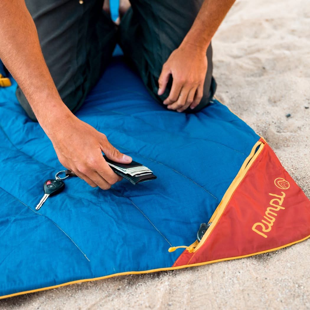 Flame Puffy Blanket - Deep Ember - Image 8