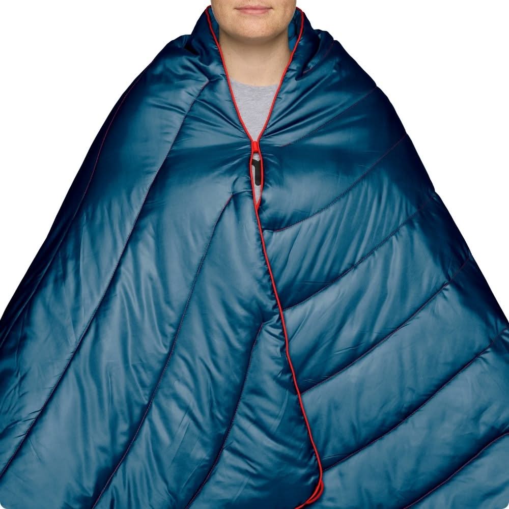 Fleece Puffy 2 Person Blanket - Deepwater - Image 3