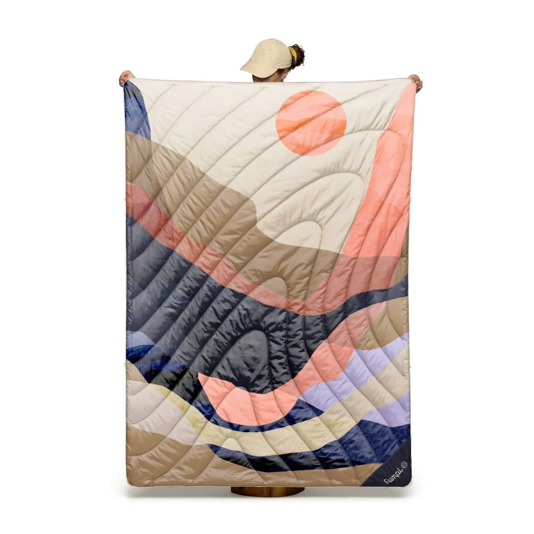 Fleece Puffy Blanket - Valley Dawn - Image 10