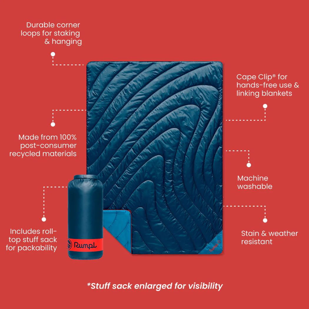 Original Puffy 2 Person Blanket - Deepwater - Image 4