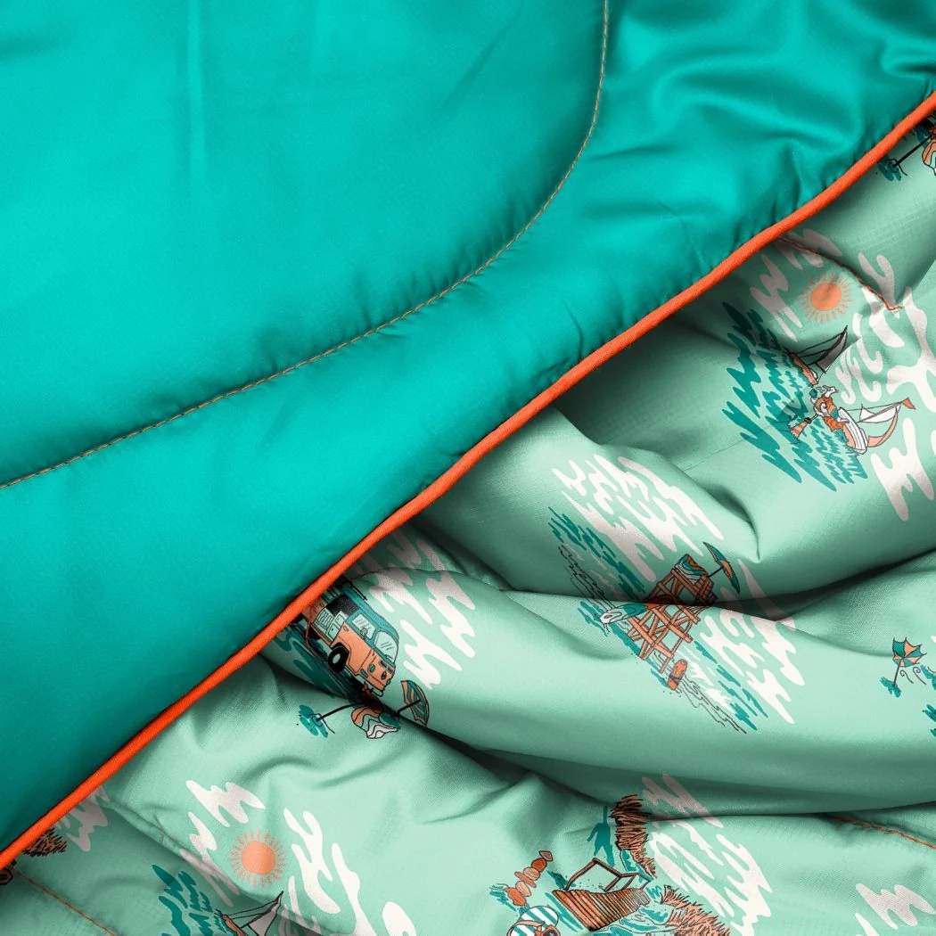 Original Puffy Blanket - Aqua Outer Banks - Image 4