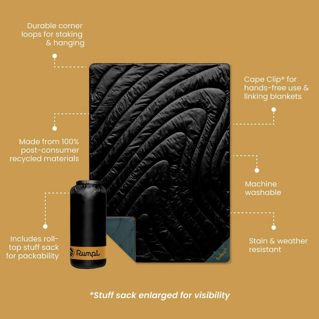 Original Puffy Blanket - Black - Custom - Image 2
