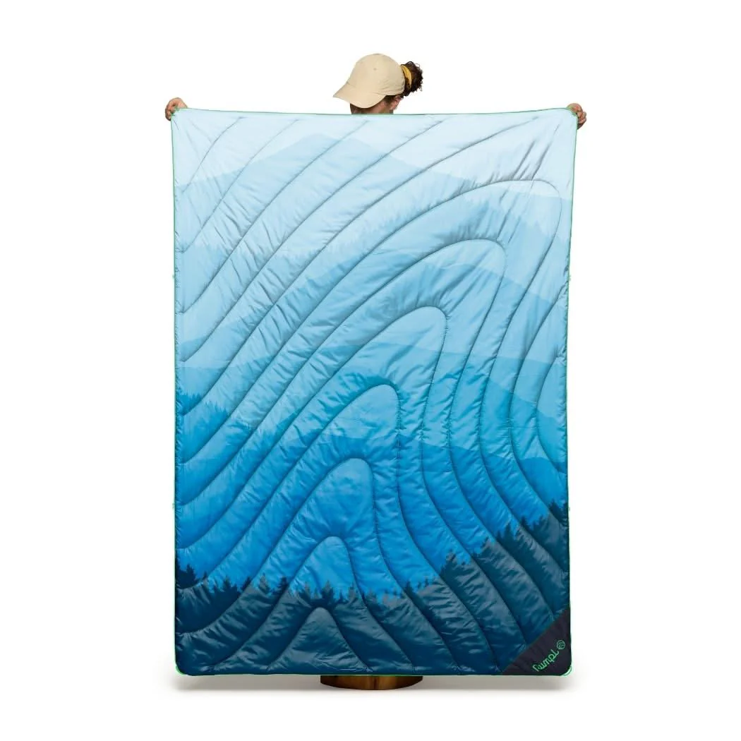 Original Puffy Blanket - Blue Ridge Fade - Custom - Image 9