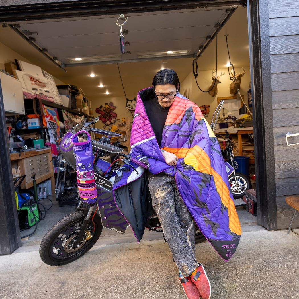 Original Puffy Blanket - Bryce Wong - Mountain Migration - Image 10