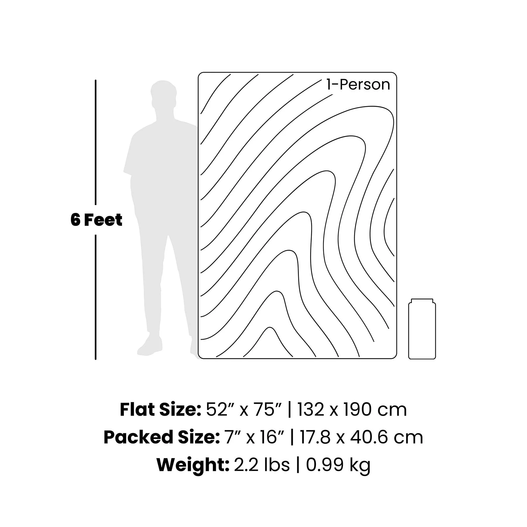 Original Puffy Blanket - Deepwater - Image 4