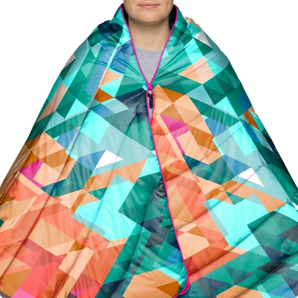 Original Puffy Blanket - Geo Cool - Image 8