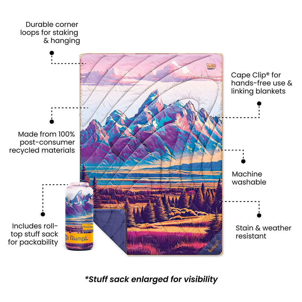 Original Puffy Blanket - Grand Teton National Park - Image 3