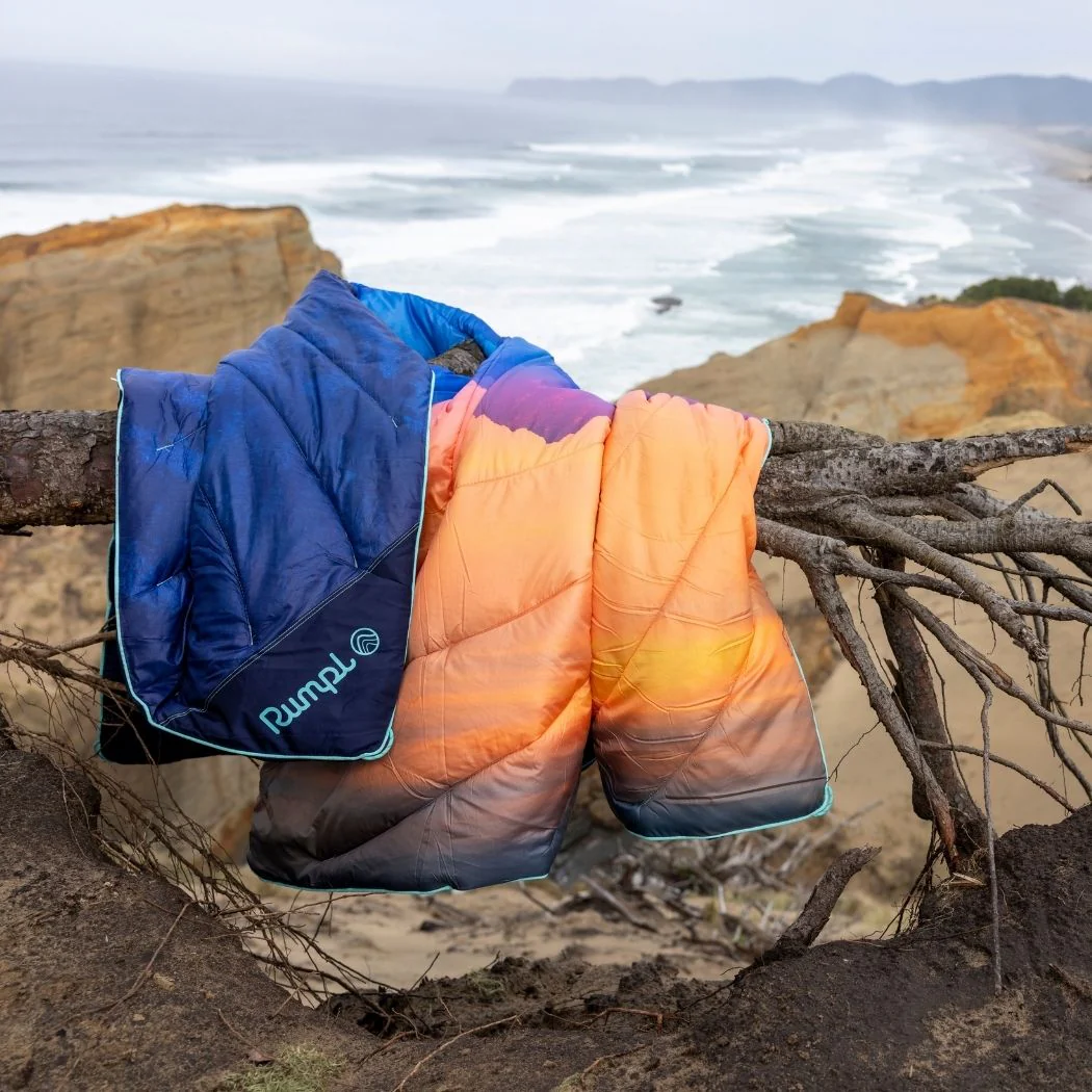 Original Puffy Blanket - Misty Peaks Mountainscape - Image 9