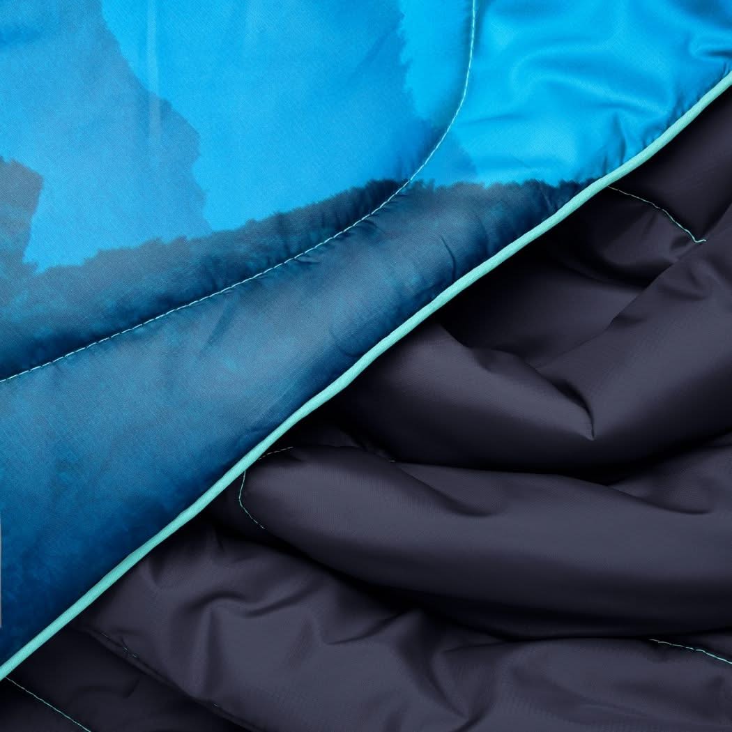 Original Puffy Blanket - Misty Peaks Mountainscape - Image 4