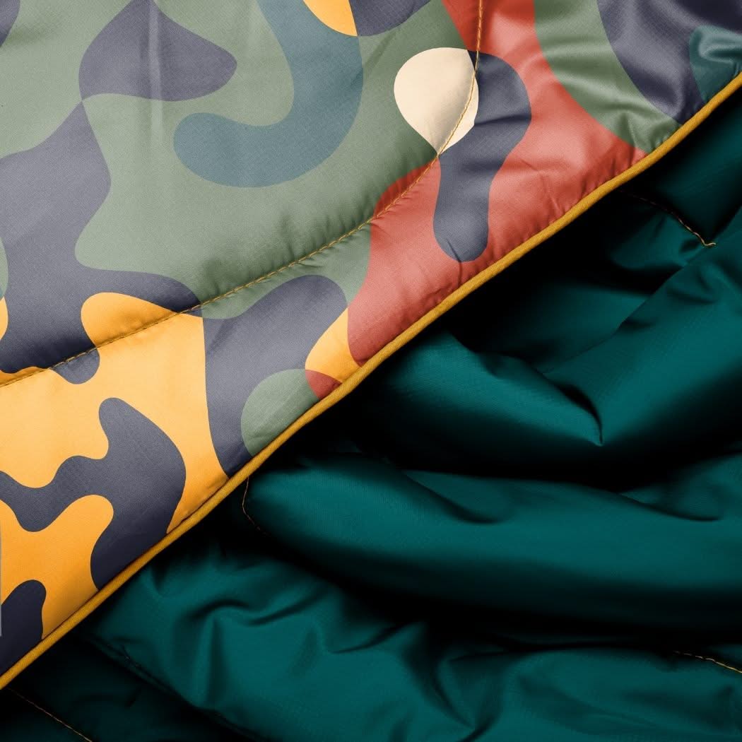 Original Puffy Blanket - Rustic Abstraction - Image 4