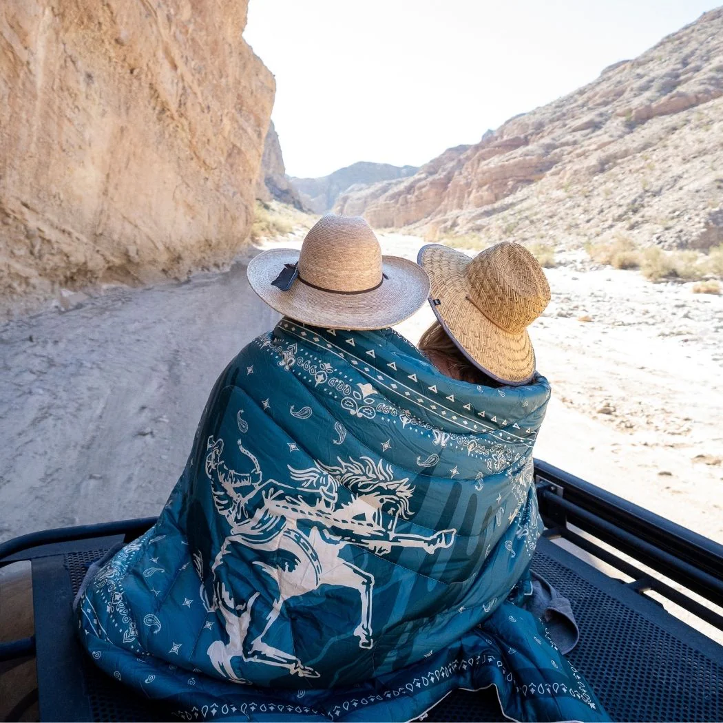 Original Puffy Blanket - Sage Bronco Bandana - Image 10