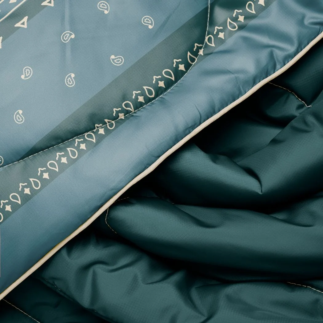 Original Puffy Blanket - Sage Bronco Bandana - Image 4