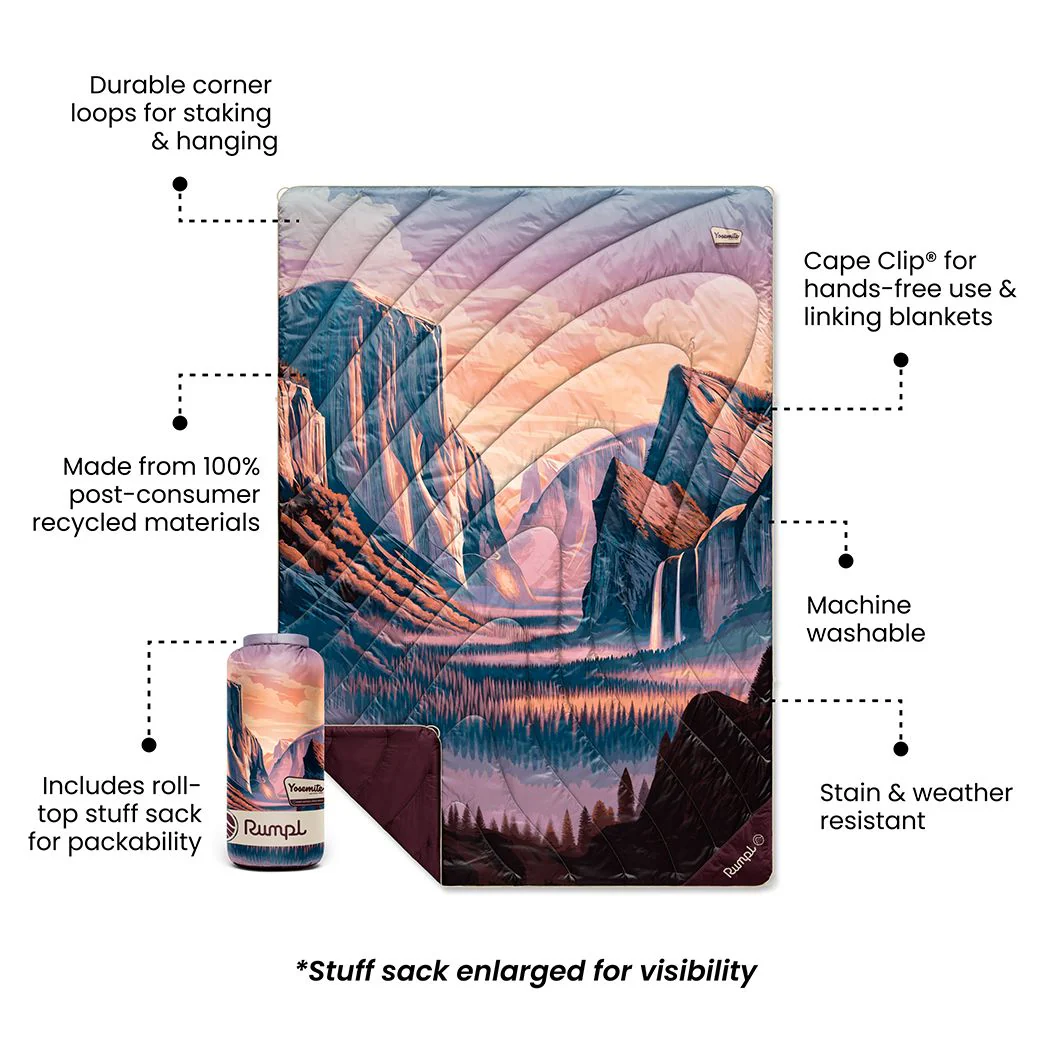 Original Puffy Blanket - Yosemite Dawn National Park - Image 3
