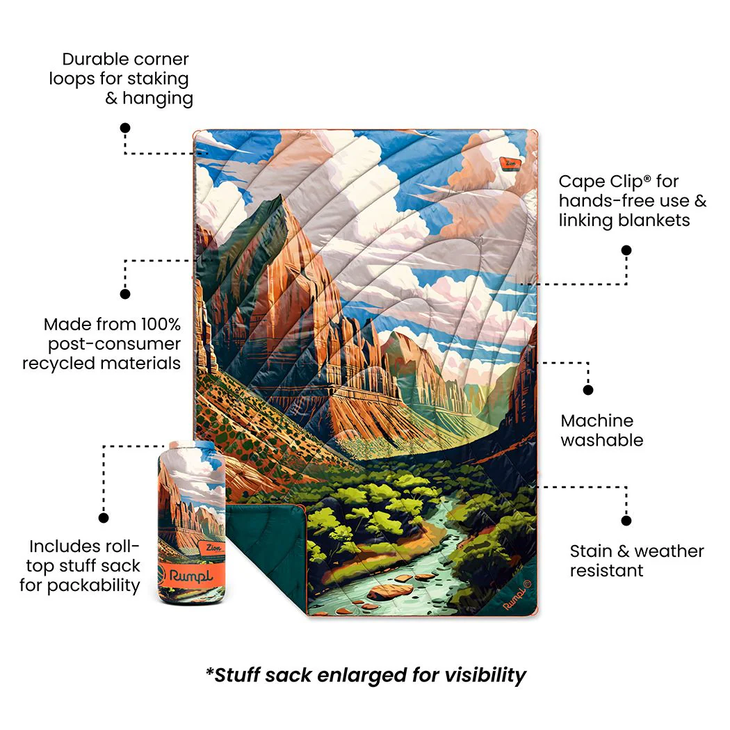 Original Puffy Blanket - Zion National Park - Image 3