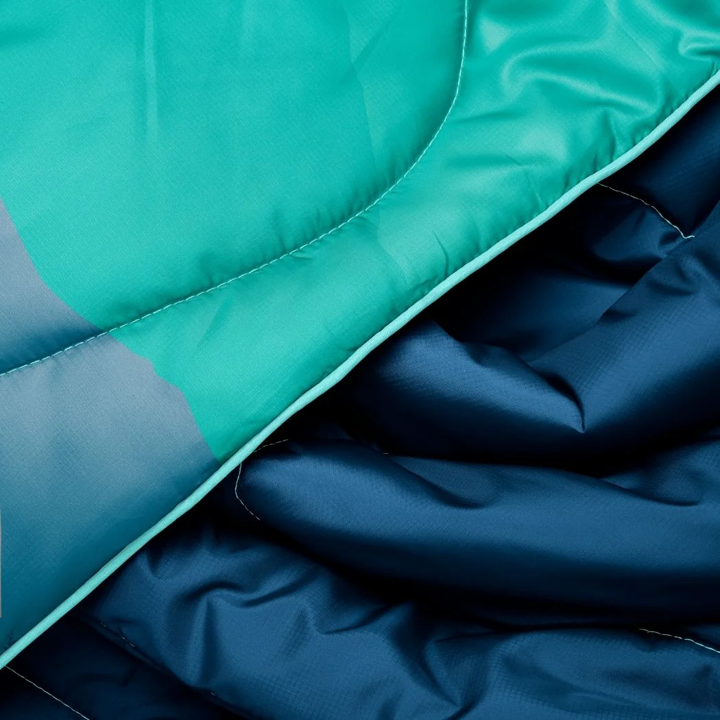 Original Puffy Mini Blanket - Seascape Ridge Mountains - Image 3