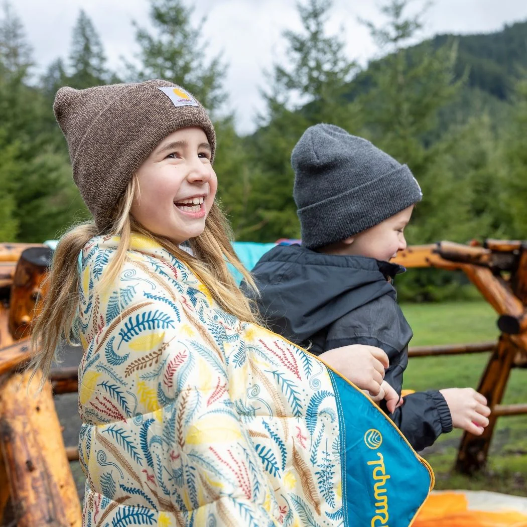 Original Puffy Throw Blanket - Mustard Fern - Image 6