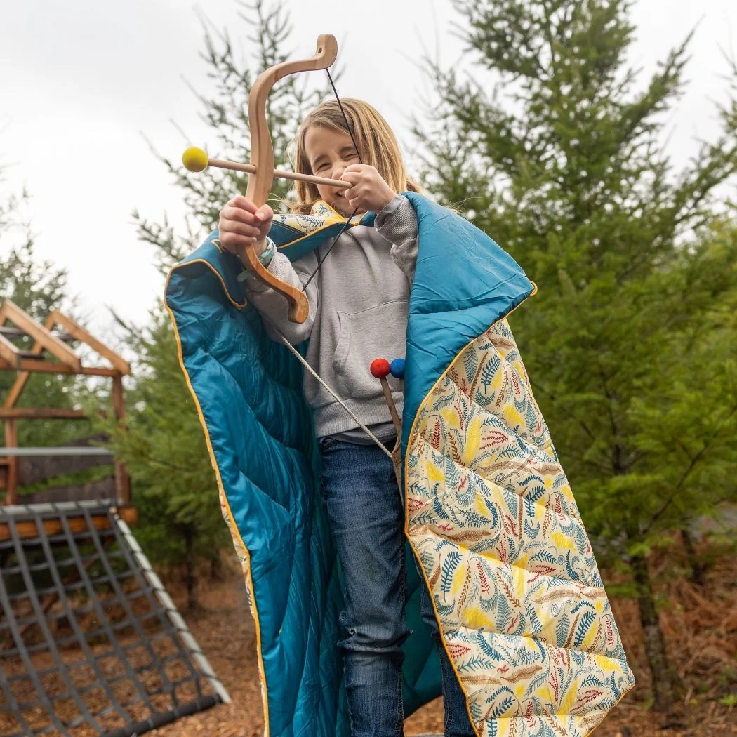 Original Puffy Throw Blanket - Mustard Fern - Image 7