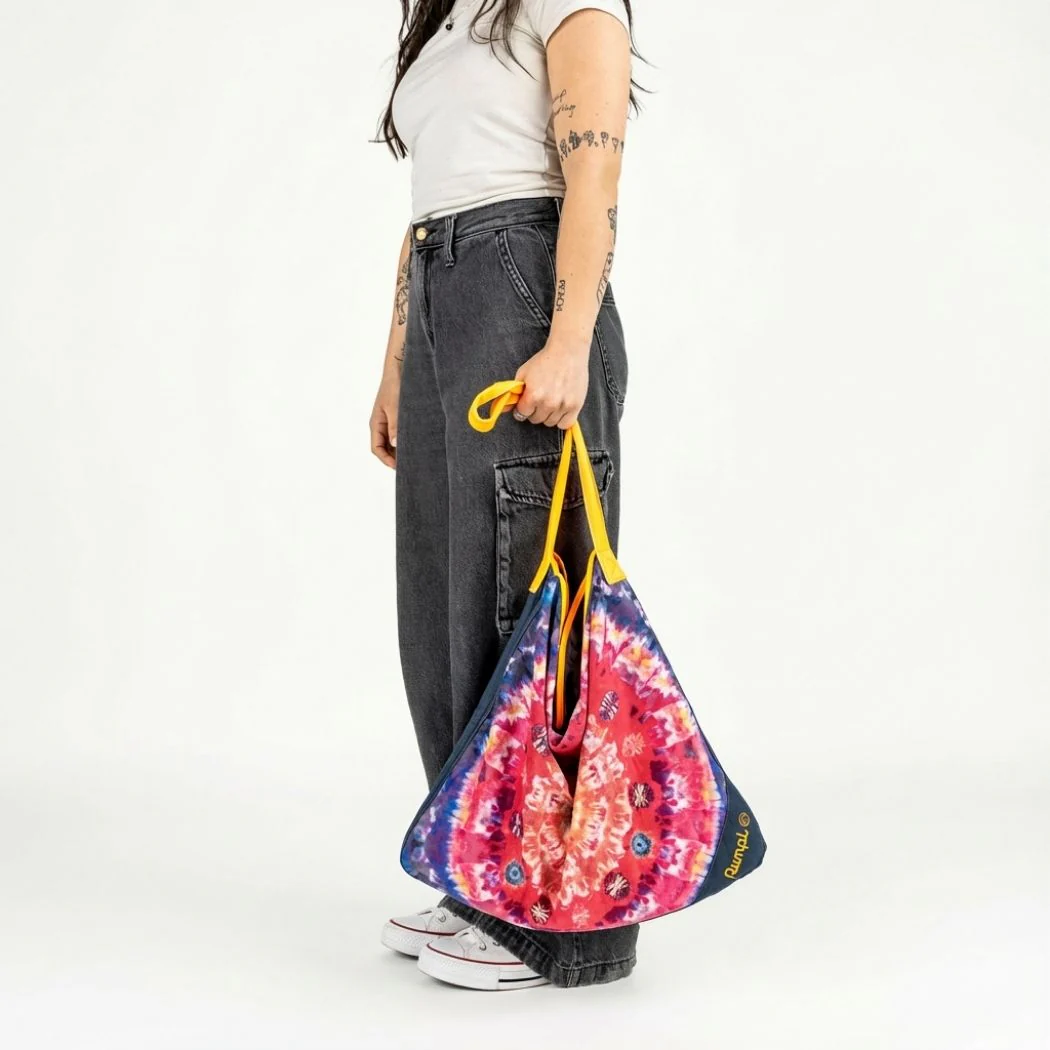 Tech Towel Tote Double - Tapestry Tie Dye - Image 3