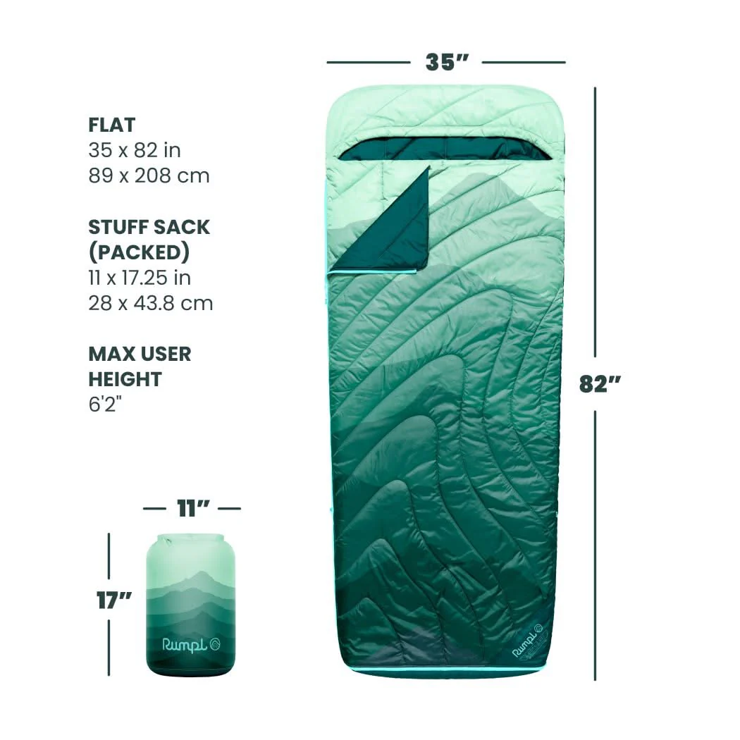 Wrap Sack 20° Sleeping Bag - Cascade Fade - Image 4