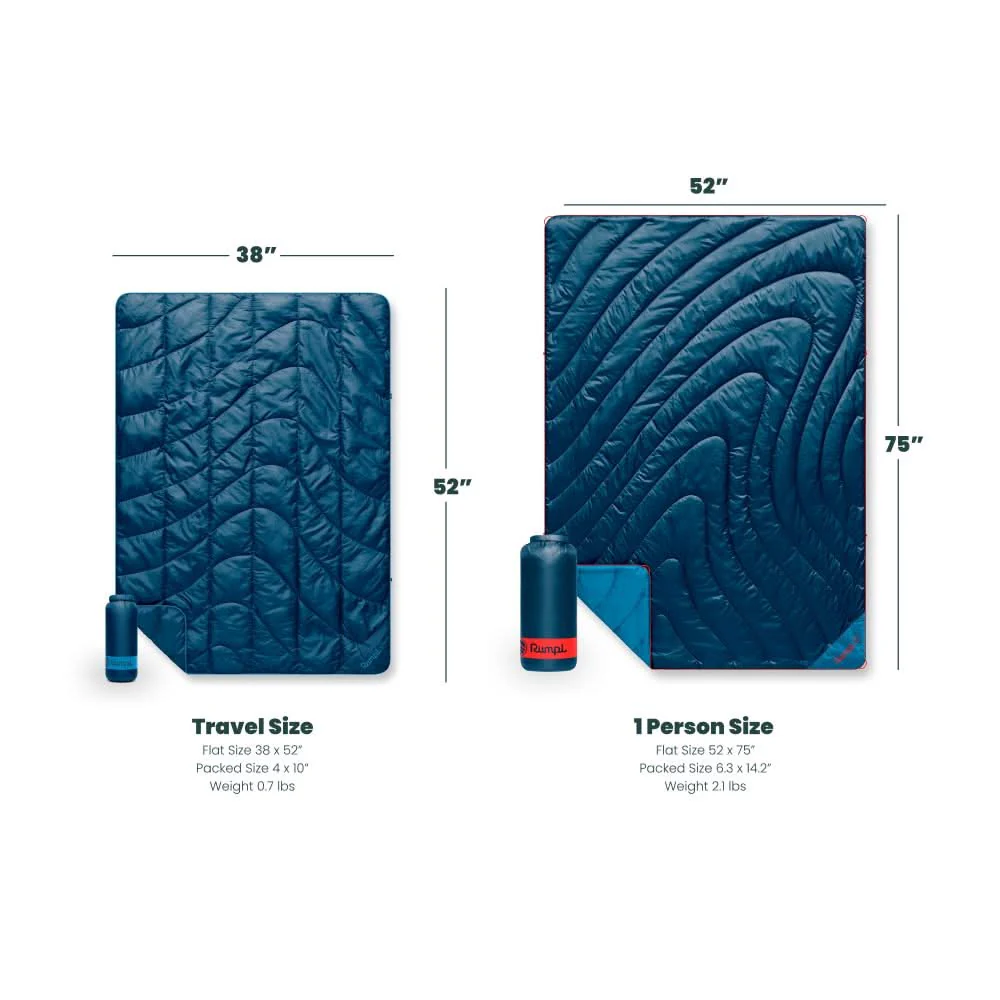 Travel Puffy Blanket - Deepwater - Image 4